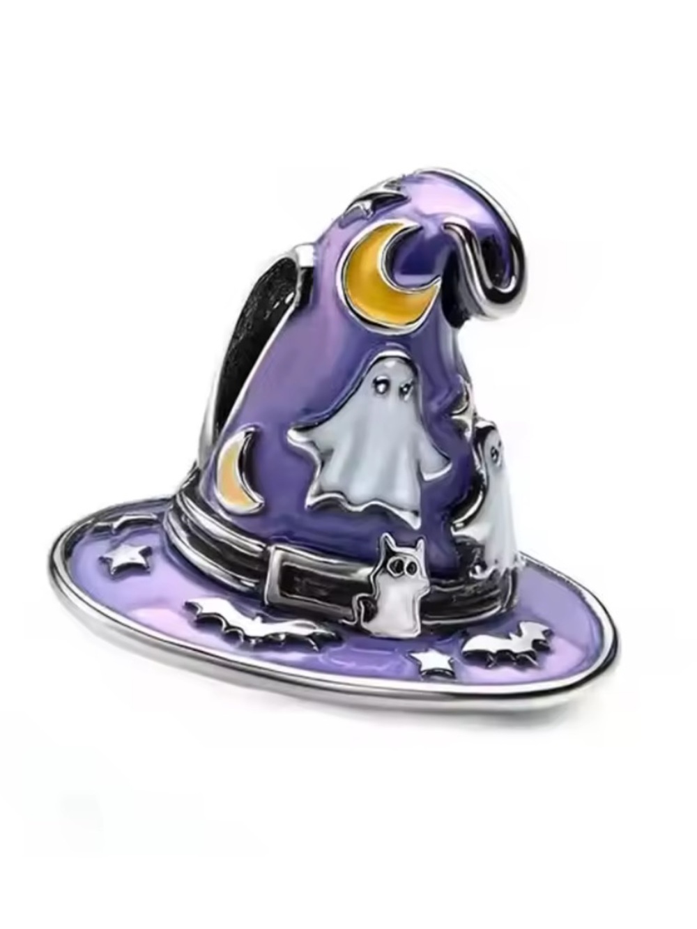 NWOT Halloween Witch Hat Charm Sterling Silver 925
